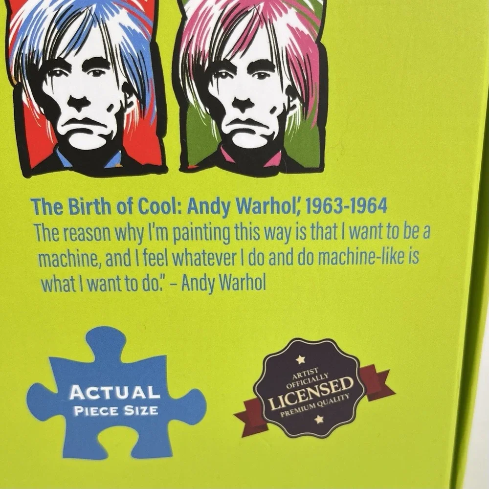Andy Warhol The Factory 500 Pc Jigsaw Puzzle Pop Art Retro Birth Of Cool Retired